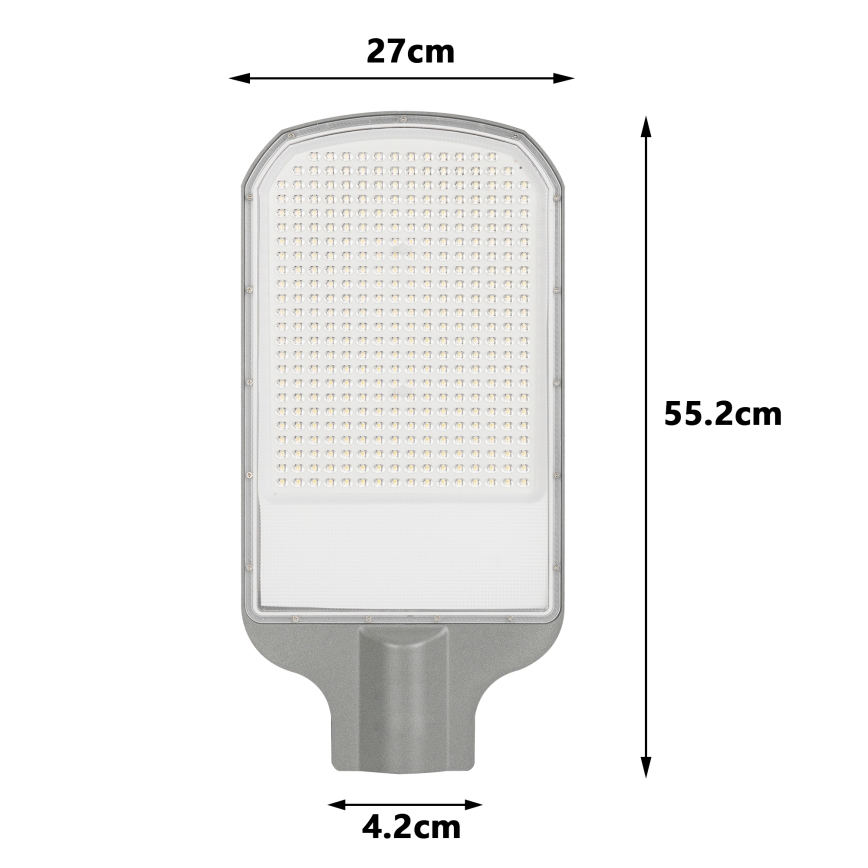 Brilagi - LED gatvės šviestuvas URBANLIGHT LED/200W/230V pilkas IP65