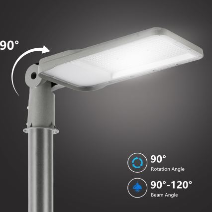 Brilagi - LED gatvės šviestuvas URBANLIGHT LED/200W/230V pilkas IP65