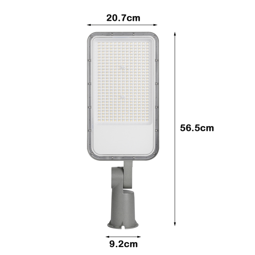 Brilagi - LED gatvės šviestuvas URBANLIGHT LED/200W/230V pilkas IP65