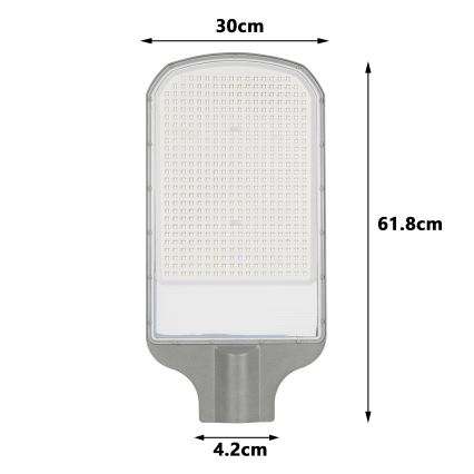 Brilagi - LED gatvės šviestuvas URBANLIGHT LED/250W/230V pilkas IP65