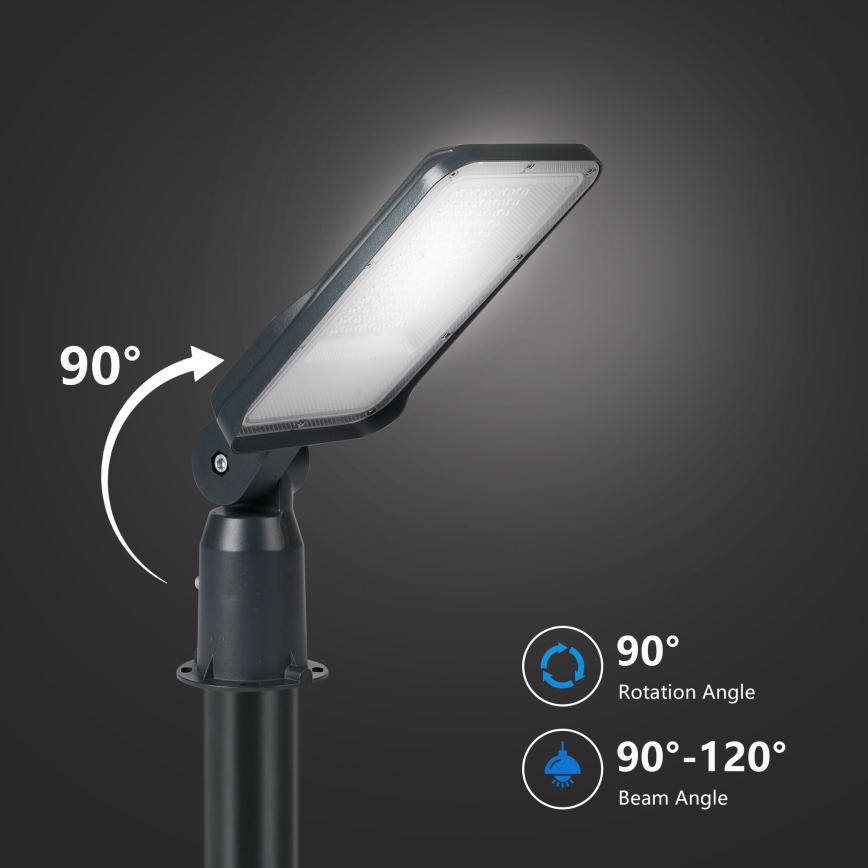Brilagi - LED gatvės šviestuvas URBANLIGHT LED/50W/230V antracitas IP65