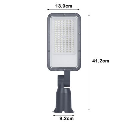 Brilagi - LED gatvės šviestuvas URBANLIGHT LED/50W/230V antracitas IP65