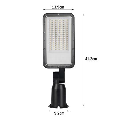 Brilagi - LED gatvės šviestuvas URBANLIGHT LED/50W/230V juodas IP65