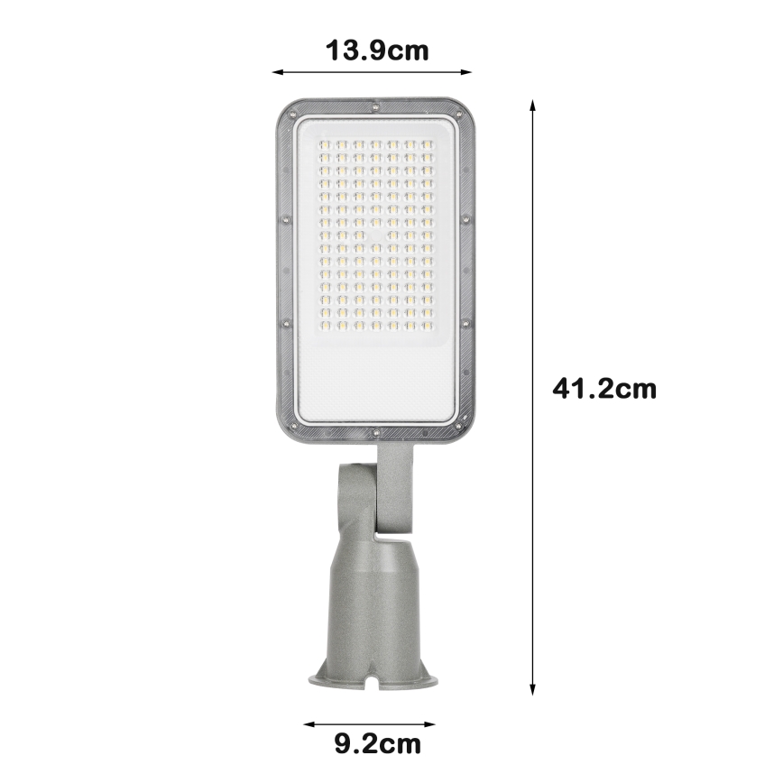 Brilagi - LED gatvės šviestuvas URBANLIGHT LED/50W/230V pilkas IP65