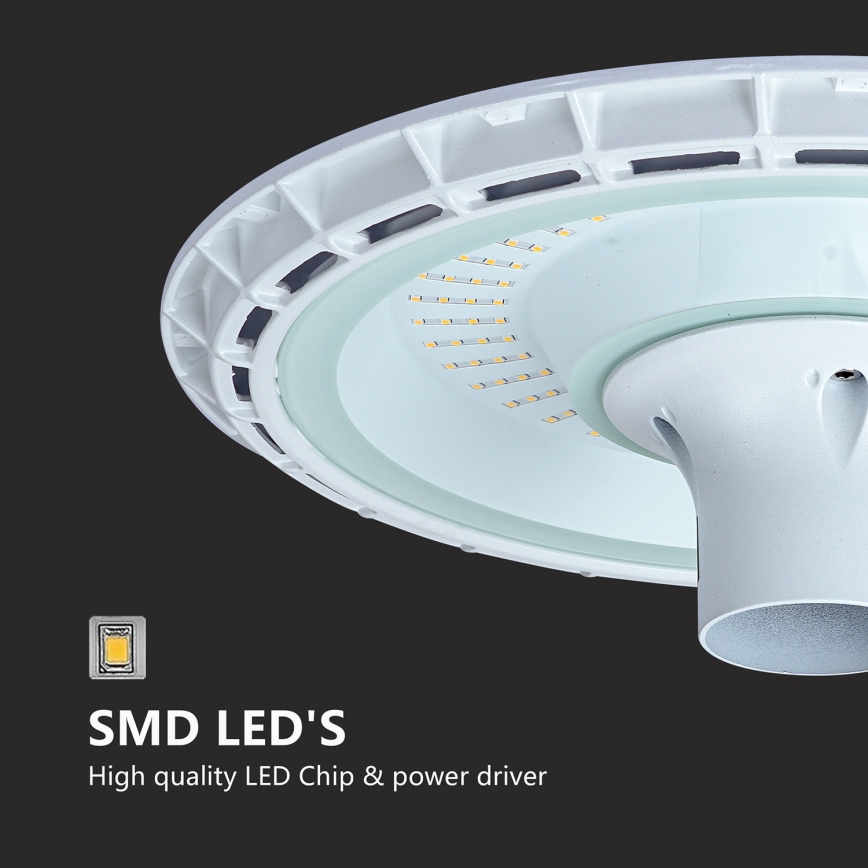 Brilagi - LED gatvės šviestuvas URBANSPARK LED/120W/230V balta IP65