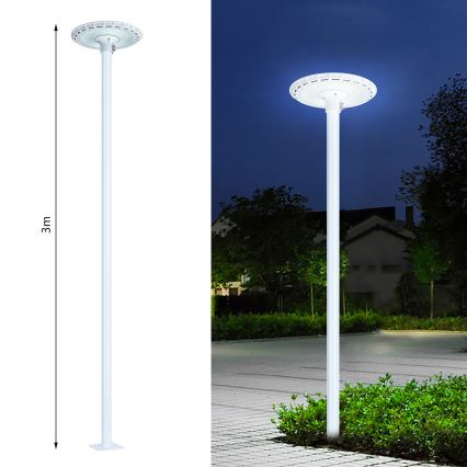 Brilagi - LED gatvės šviestuvas URBANSPARK LED/120W/230V balta IP65