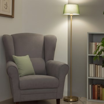 Brilagi - LED grindinė lempa CERIA 1xE27/20W/230V skersmuo 25 cm žalia/auksinė