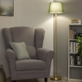 Brilagi - LED grindinė lempa CERIA 1xE27/20W/230V Ø 30 cm žalia/auksinė