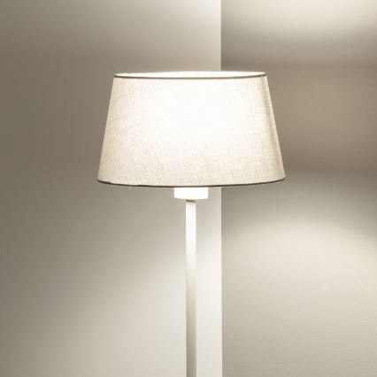 Brilagi - LED grindinė lempa CERIA 1xE27/40W/230V skersmuo 25 cm pilka/balta