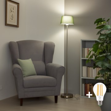 Brilagi - LED grindinė lempa CERIA 1xE27/40W/230V, skersmuo 25 cm, žalia/matinis chromas