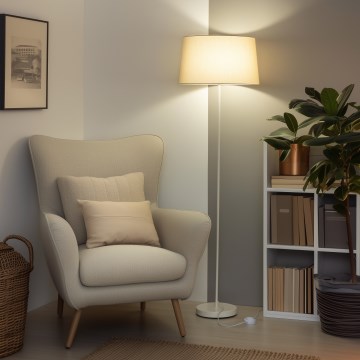 Brilagi - LED grindinė lempa CERIA 1xE27/40W/230V skersmuo 45 cm smėlinė/balta