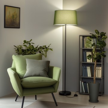 Brilagi - LED grindinė lempa CERIA 1xE27/40W/230V skersmuo 45 cm žalia/juoda