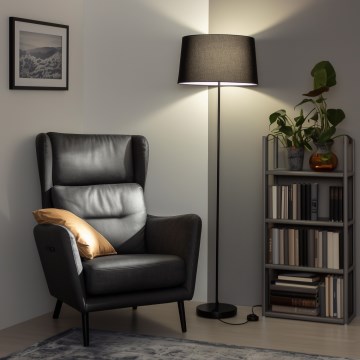 Brilagi - LED grindinė lempa CERIA 1xE27/40W/230V Ø 45 cm juoda