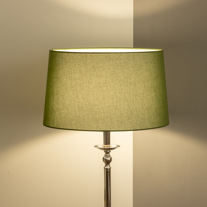 Brilagi - LED grindinė lempa CERIA 1xE27/60W/230V skersmuo 45 cm blizgus chromas/žalia