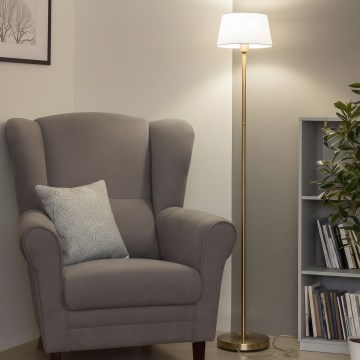 Brilagi - LED grindinis šviestuvas CERIA 1xE27/20W/230V skersmuo 30 cm balta/auksinė