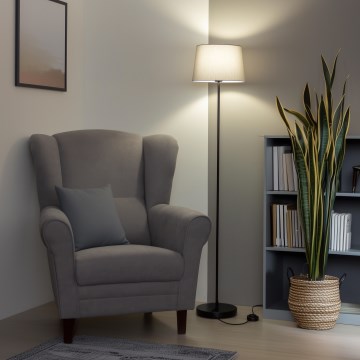 Brilagi - LED grindinis šviestuvas CERIA 1xE27/40W/230V skersmuo 30 cm pilka/juoda