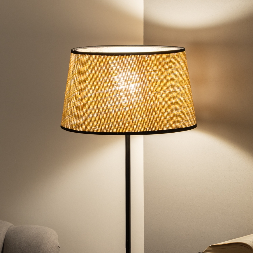 Brilagi - LED grindinis šviestuvas CERIA 1xE27/40W/230V Ø 35 cm smėlinis/juodas