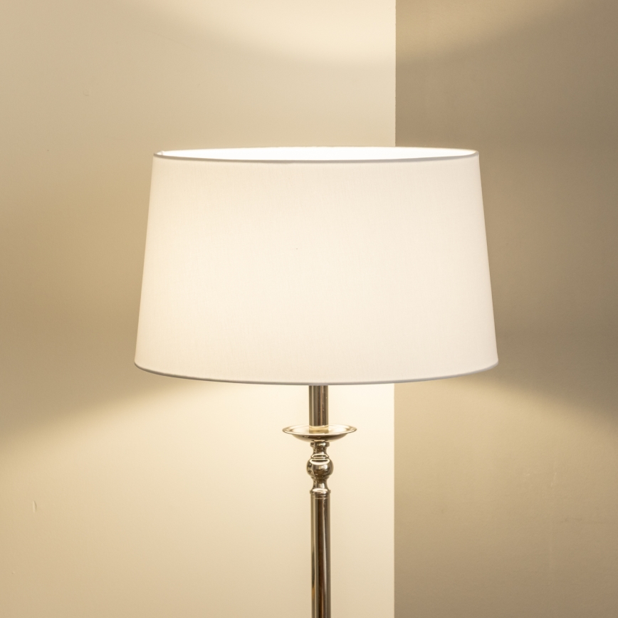 Brilagi - LED grindinis šviestuvas CERIA 1xE27/60W/230V skersmuo 45 cm blizgus chromas/balta