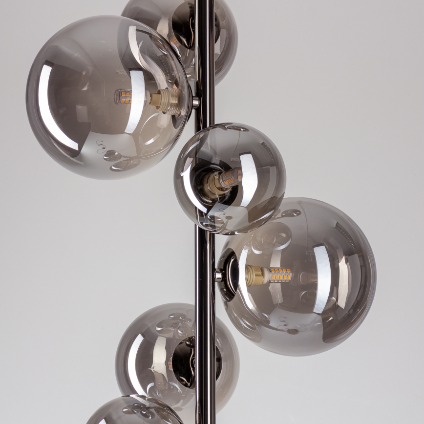 BRILAGI - LED grindinis šviestuvas MILLA 7xG9/3W/230V juodas chromas/dūminis