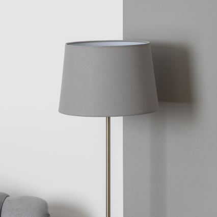 Brilagi - LED grindų lempa CERIA 1xE27/40W/230V skersmuo 30 cm pilka/matinis chromas