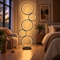 BRILAGI - LED grindų šviestuvas ECHO LED/36W/230V 4000K 110 cm juodas