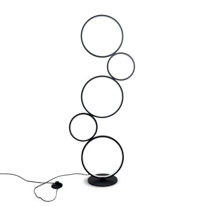 BRILAGI - LED grindų šviestuvas ECHO LED/36W/230V 4000K 110 cm juodas