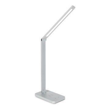 Brilagi - LED jutiklinė stalinė lempa su reguliuojamu ryškumu ir belaidžiu QI įkrovimu MODO CHARGE LED/7W/5V 3000/4000/6000K balta