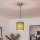 Brilagi - LED kabantis šviestuvas ant laido NUBILA 1xE27/60W/230V skersmuo 14 cm juoda/žalia
