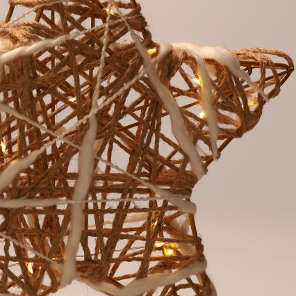 Brilagi - LED Kalėdinė dekoracija LED/2xAA 30x28 cm žvaigždė