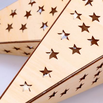 Brilagi - LED kalėdinė dekoracija LED/2xAA 59x55 cm žvaigždė