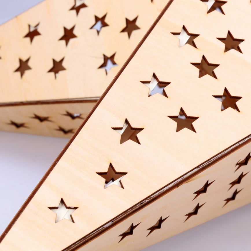 Brilagi - LED kalėdinė dekoracija LED/2xAA 59x55 cm žvaigždė