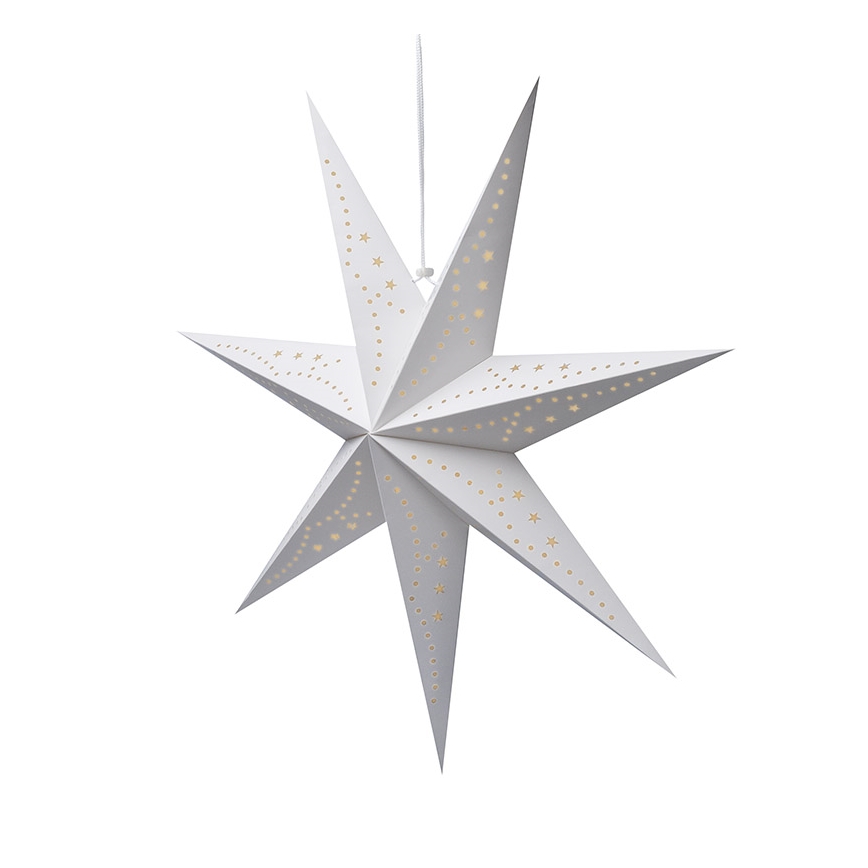 Brilagi - LED kalėdinė dekoracija LED/2xAA 60 cm žvaigždė šiltai balta