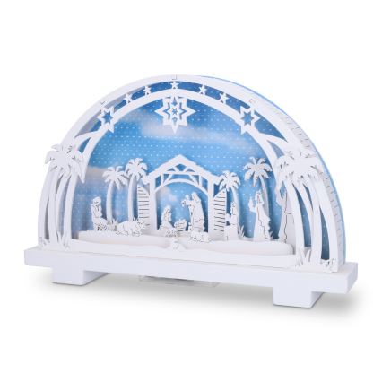 Brilagi - LED Kalėdinė dekoracija LED/2xAA Betliejus