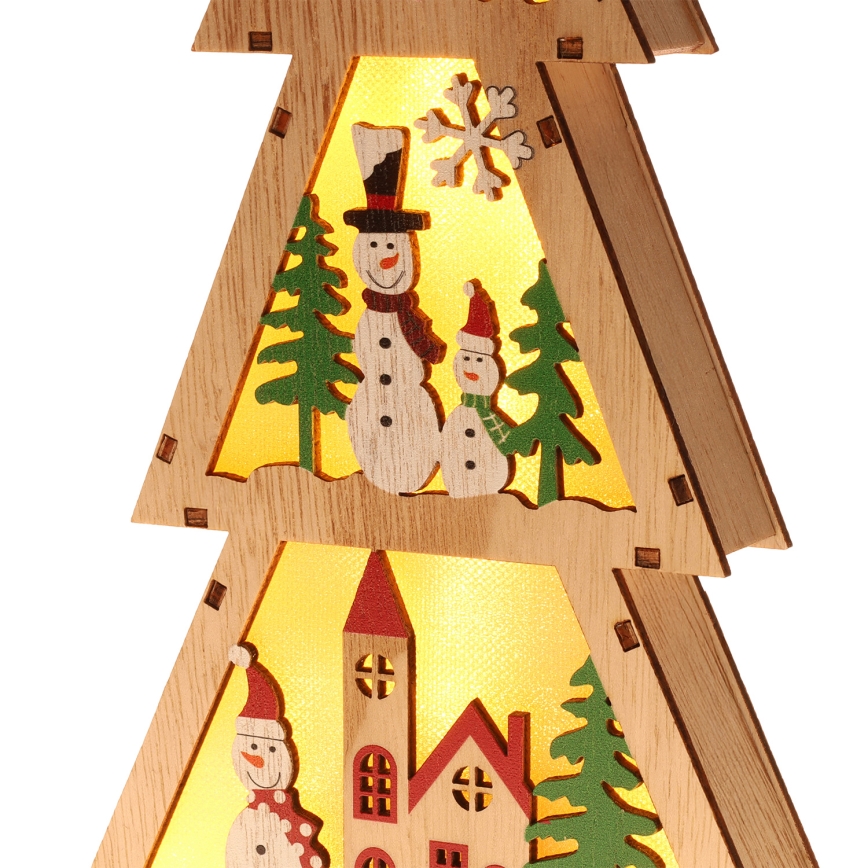 Brilagi - LED kalėdinė dekoracija LED/2xAA eglutė