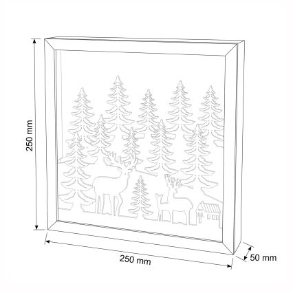 BRILAGI - LED Kalėdinė dekoracija LED/2xAA