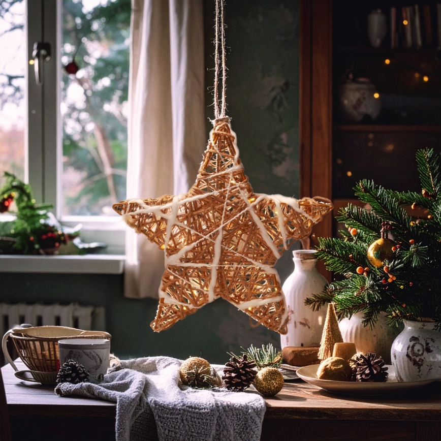 Brilagi - LED Kalėdinė dekoracija LED/2xAA žvaigždė