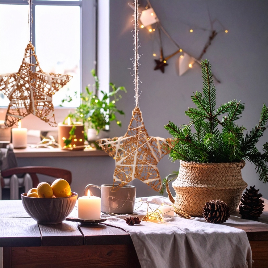 Brilagi - LED Kalėdinė dekoracija LED/2xAA žvaigždė