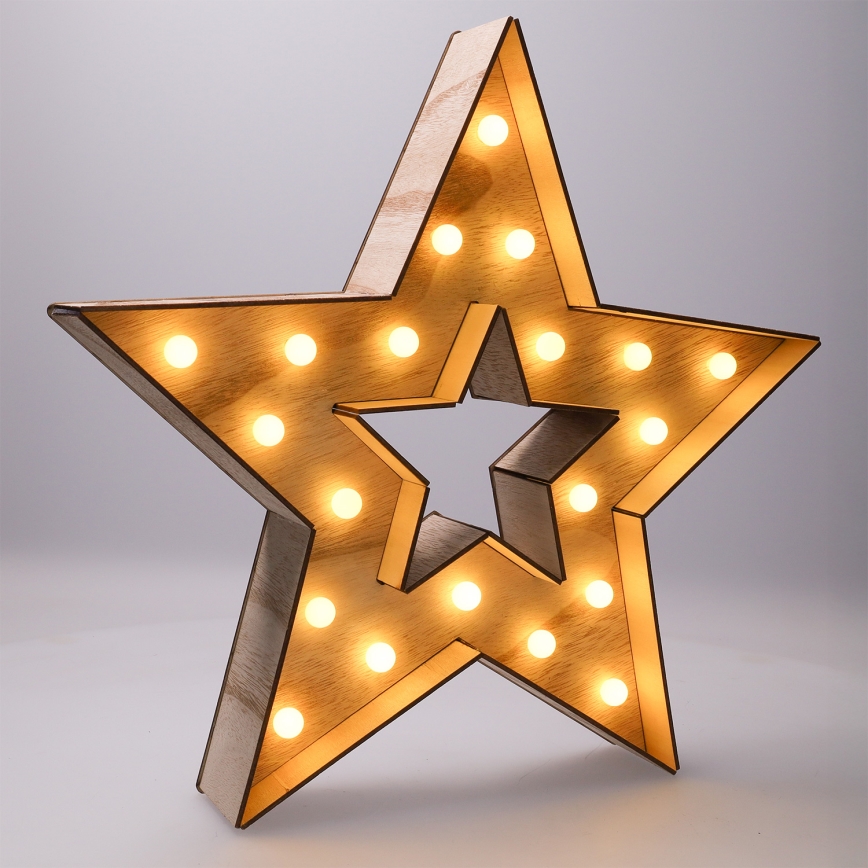 Brilagi - LED kalėdinė dekoracija LED/2xAA žvaigždė