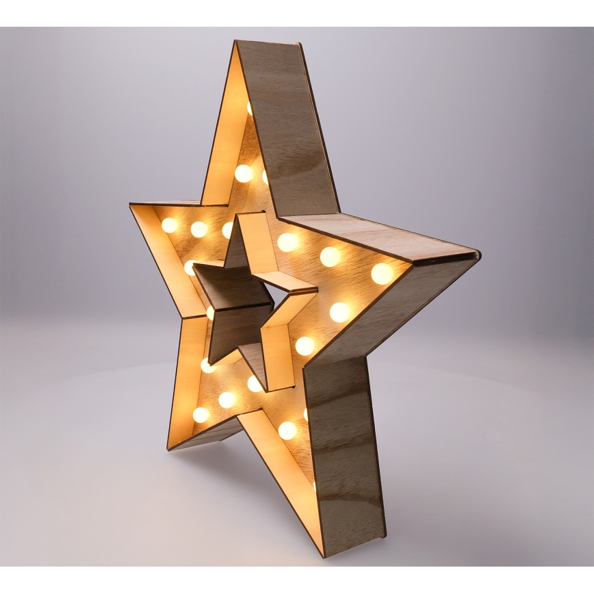 Brilagi - LED kalėdinė dekoracija LED/2xAA žvaigždė