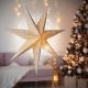 Brilagi - LED kalėdinė dekoracija LED/2xAA žvaigždė šilta balta