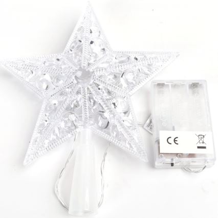 BRILAGI - LED Kalėdinė dekoracija LED/3xAA 17 cm žvaigždė šaltai balta