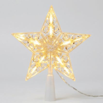 BRILAGI - Kalėdinė LED dekoracija LED/3xAA 21 cm žvaigždė šiltai balta