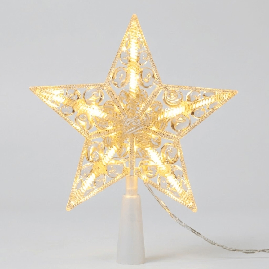 BRILAGI - Kalėdinė LED dekoracija LED/3xAA 21 cm žvaigždė šiltai balta