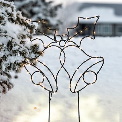 Brilagi - LED kalėdinė dekoracija LED/3xAA IP44 varpeliai