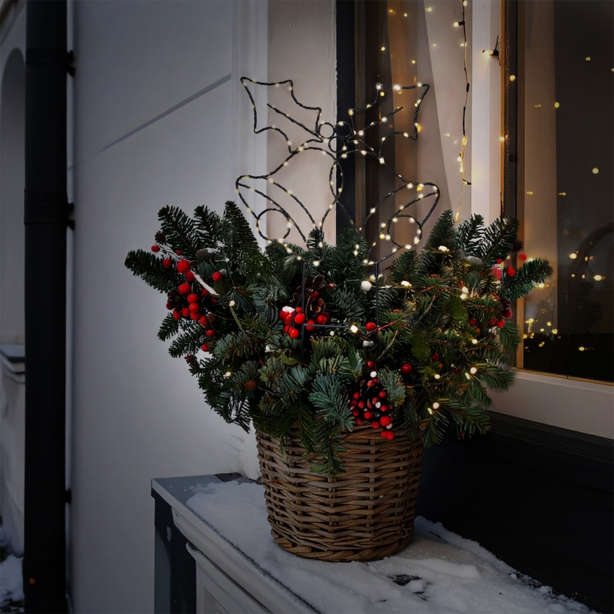 Brilagi - LED kalėdinė dekoracija LED/3xAA IP44 varpeliai