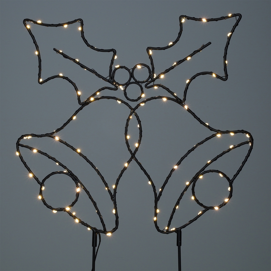 Brilagi - LED kalėdinė dekoracija LED/3xAA IP44 varpeliai