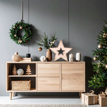 Brilagi - LED kalėdinė dekoracija, žvaigždė, 38 x 40 cm, LED/2xAA