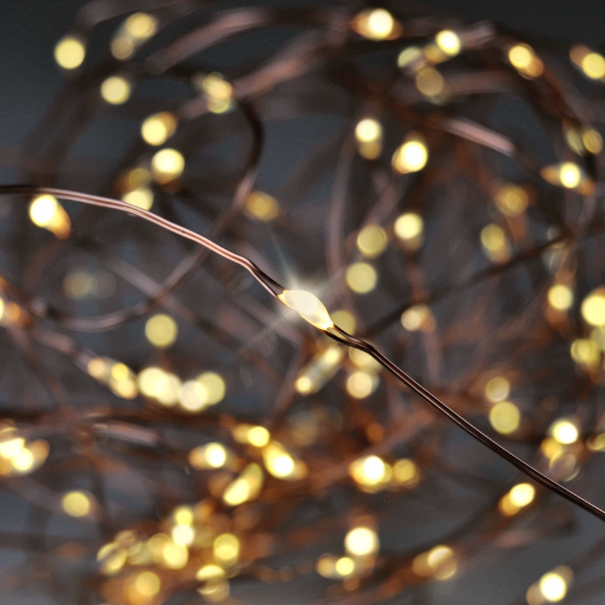 BRILAGI - LED Kalėdinė girlianda 100xLED/3xAA 10m šilta balta