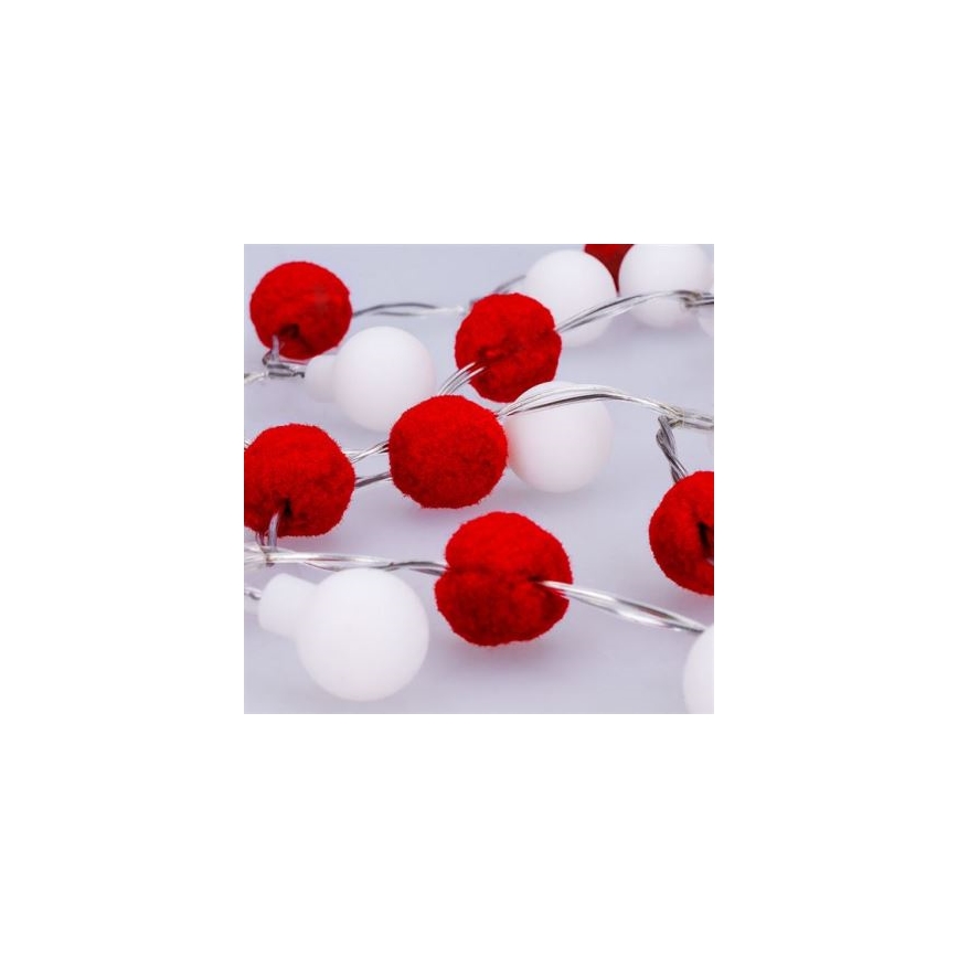 Brilagi - LED kalėdinė girlianda 20xLED/2xAA 1,8m šiltai balta