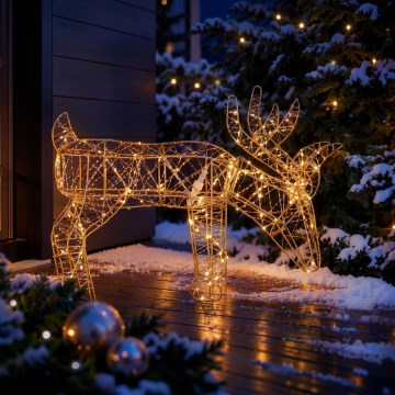 BRILAGI - LED Kalėdinė lauko dekoracija LED/3,3W/230V IP44 56x43 cm šiaurinis elnias